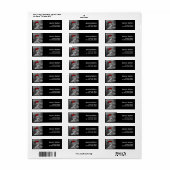 Squirrel Lover Funny Artist-Adresse (Vorne)