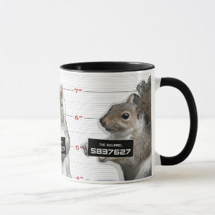 Squirrel Mug Shot Tasse