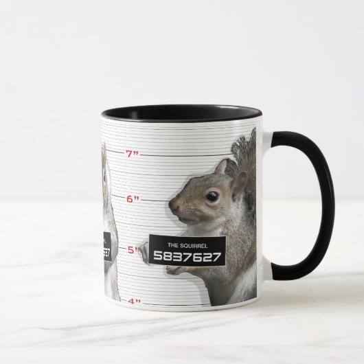 Squirrel Mug Shot Tasse (Rechts)