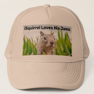 Squirrel Music Lover Music Jams Truckerkappe