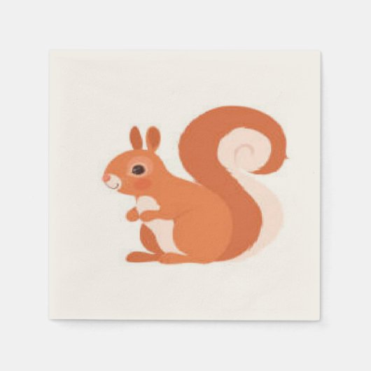 squirrel napkins serviette (Vorderseite)
