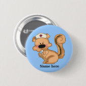 Squirrel Nurse Button (Vorne & Hinten)