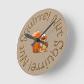 squirrel nut clock runde wanduhr (Winkel)