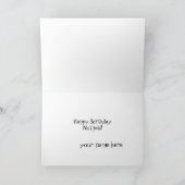 Squirrel Nutjob Geburtstagskarte Karte (Innenseite)