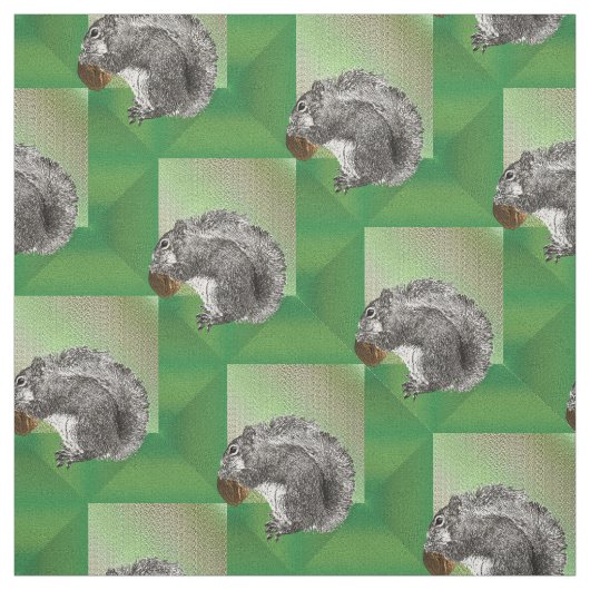 Squirrel Nuts Stoff (Muster)