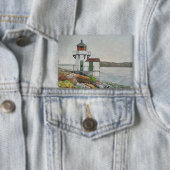 Squirrel Point Leuchtturm Button (Insitu)