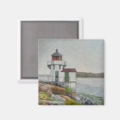 Squirrel Point Leuchtturm Magnet (Vorderseite/Rückseite)