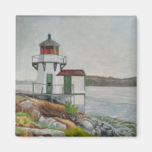 Squirrel Point Leuchtturm Magnet (Vorne)