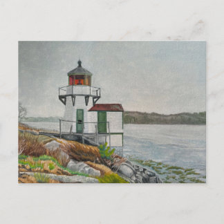 Squirrel Point Leuchtturm Postkarte