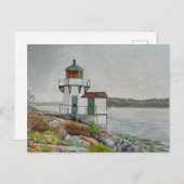 Squirrel Point Light Postkarte (Vorne/Hinten)