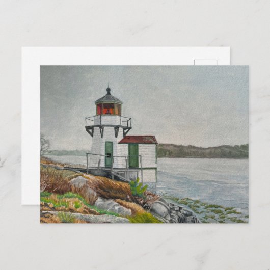 Squirrel Point Light Postkarte (Vorne/Hinten)