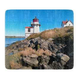 Squirrel Point Lighthouse Maine Cutting Board Schneidebrett