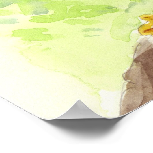 Squirrel Poster (Ecke)