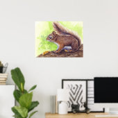 Squirrel Poster (Heimbüro)