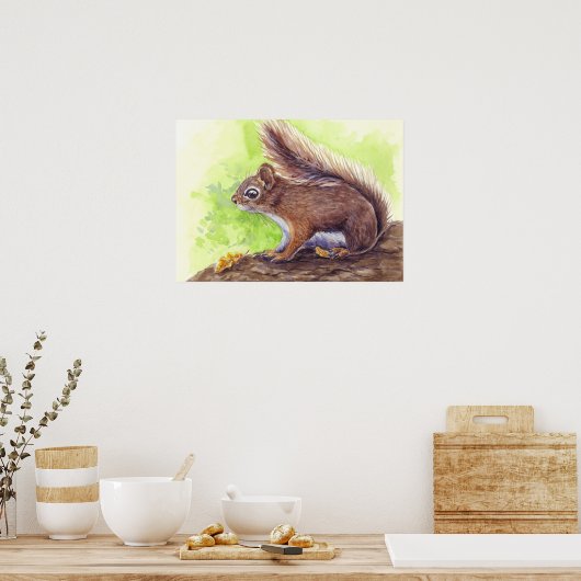 Squirrel Poster (Küche)