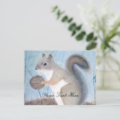 Squirrel Postkarte (Stehend Vorderseite)