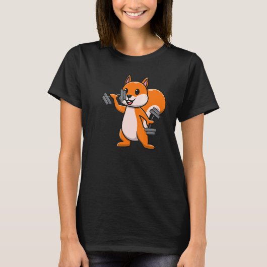 Squirrel Power Cute Squirrels Animal Graphic T-Shirt (Vorderseite)