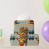 Squirrel Power Geschenkpapier