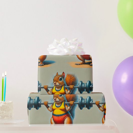 Squirrel Power Geschenkpapier