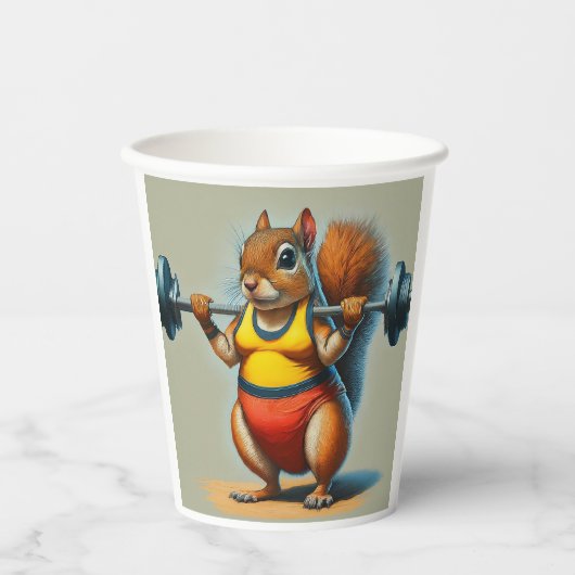 Squirrel Power Pappbecher (Vorderseite)