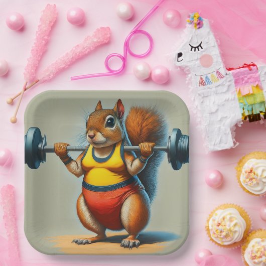 Squirrel Power Pappteller (Party)