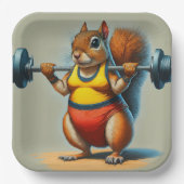 Squirrel Power Pappteller (Vorderseite)