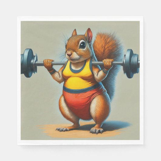 Squirrel Power Serviette (Vorderseite)