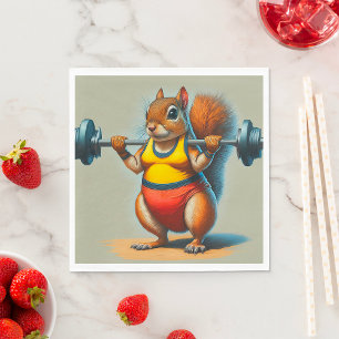 Squirrel Power Serviette