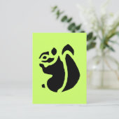 Squirrel Rodent Postkarte (Stehend Vorderseite)