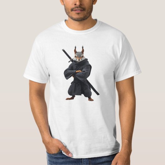 Squirrel Samurai T-Shirt (Vorderseite)