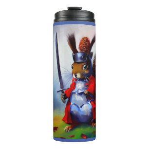 Squirrel Samurai Thermosbecher