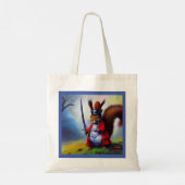 Squirrel Samurai Tragetasche (Rückseite)