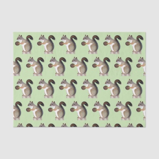 Squirrel Seidenpapier (Vorderseite)