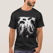 Squirrel Selfie With Alien Ufo Funny For Men Women T-Shirt (Vorderseite)