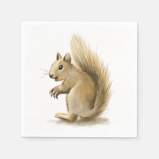 Squirrel Serviette (Vorderseite)
