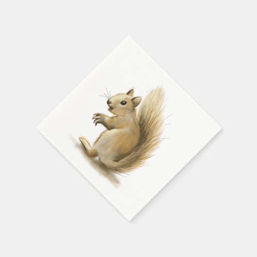 Squirrel Serviette (Ecke)