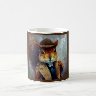 Squirrel Sherlock Holmes Kaffeetasse