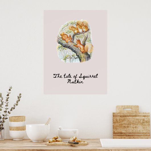 Squirrel Showdown Poster (Küche)