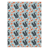 Squirrel Spring Flowers Art  Tischdecke (Vorderseite)