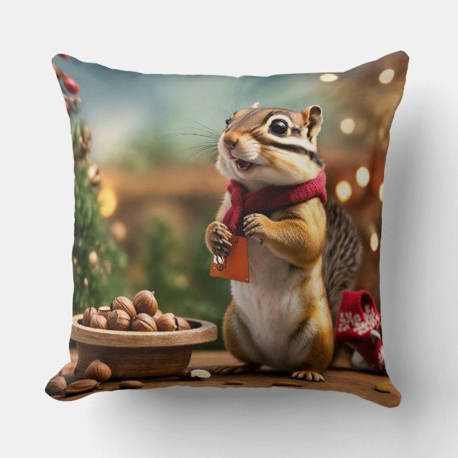 Squirrel Symphony Kissen (Vorderseite)