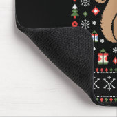Squirrel Ugly Christmas  Mousepad (Ecke)