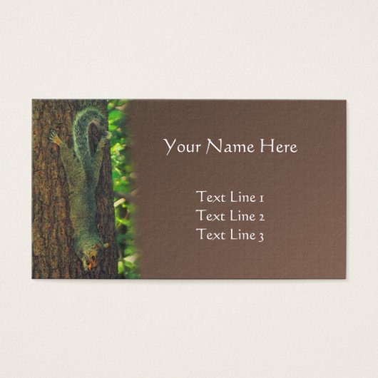 Squirrel Upside Down Animal Nature Art (Vorderseite)