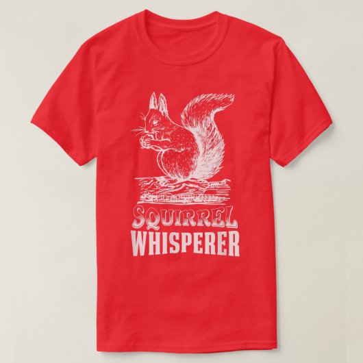 Squirrel Whisperer Funny Nuts Squirrel lover Men K T-Shirt (Design vorne)