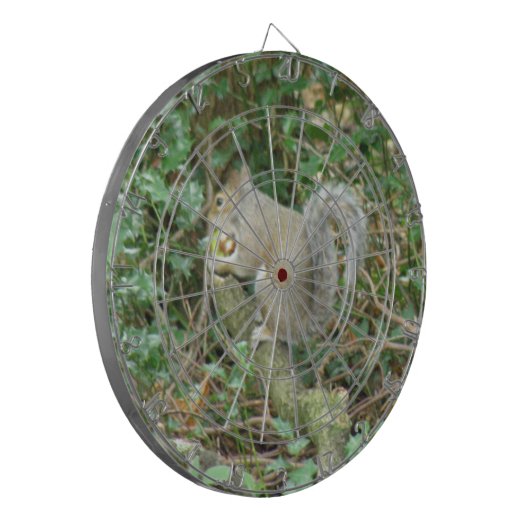Squirrel with Acorn Dart Board Dartscheibe (Vorderseite Links)