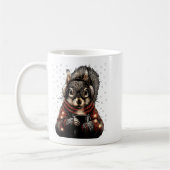 Squirrel With Gles Christmas Lights Funny Coffee W Kaffeetasse (Links)