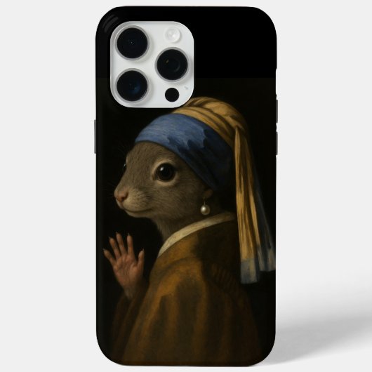 Squirrel With The Pearl Earring  Case-Mate iPhone Hülle (Rückseite)