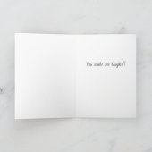 Squirrel. You Make Me Laugh Karte (Innenseite)