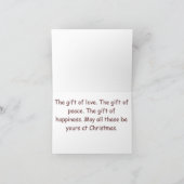 SquirrelChristmas Feiertagskarte (Innenseite)