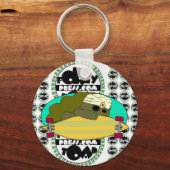 Squirreldini Longboarder Schlüsselanhänger (Vorderseite)