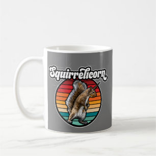 Squirrelicorn - lustiges, vintage Eichhörnchen Ein Kaffeetasse